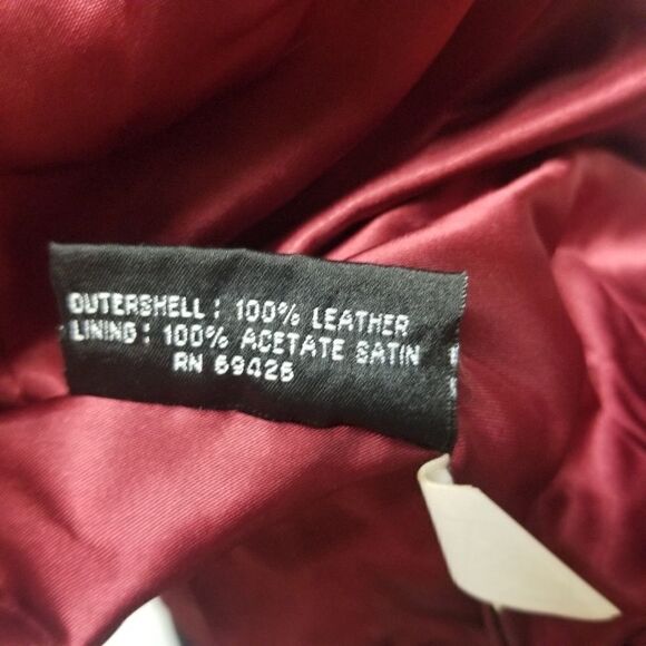 Vintage 90s y2k Wilsons Leather Jacket Western Fringe Black Suede Punk Rock Md - Picture 10 of 10